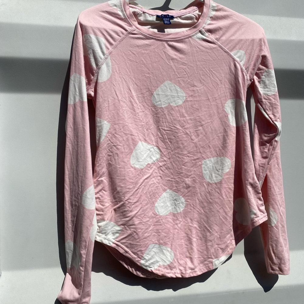 UK2LA Pink Long Sleeve Relaxed Sweatshirt